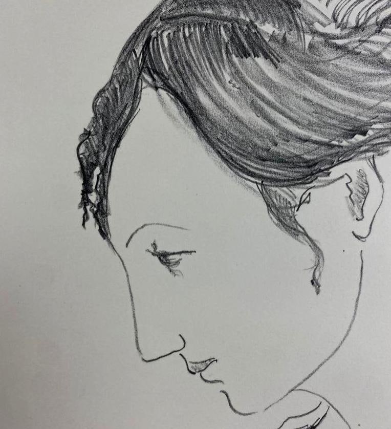 Doris Klein Signed Lithograph "Nude Figure" - 4