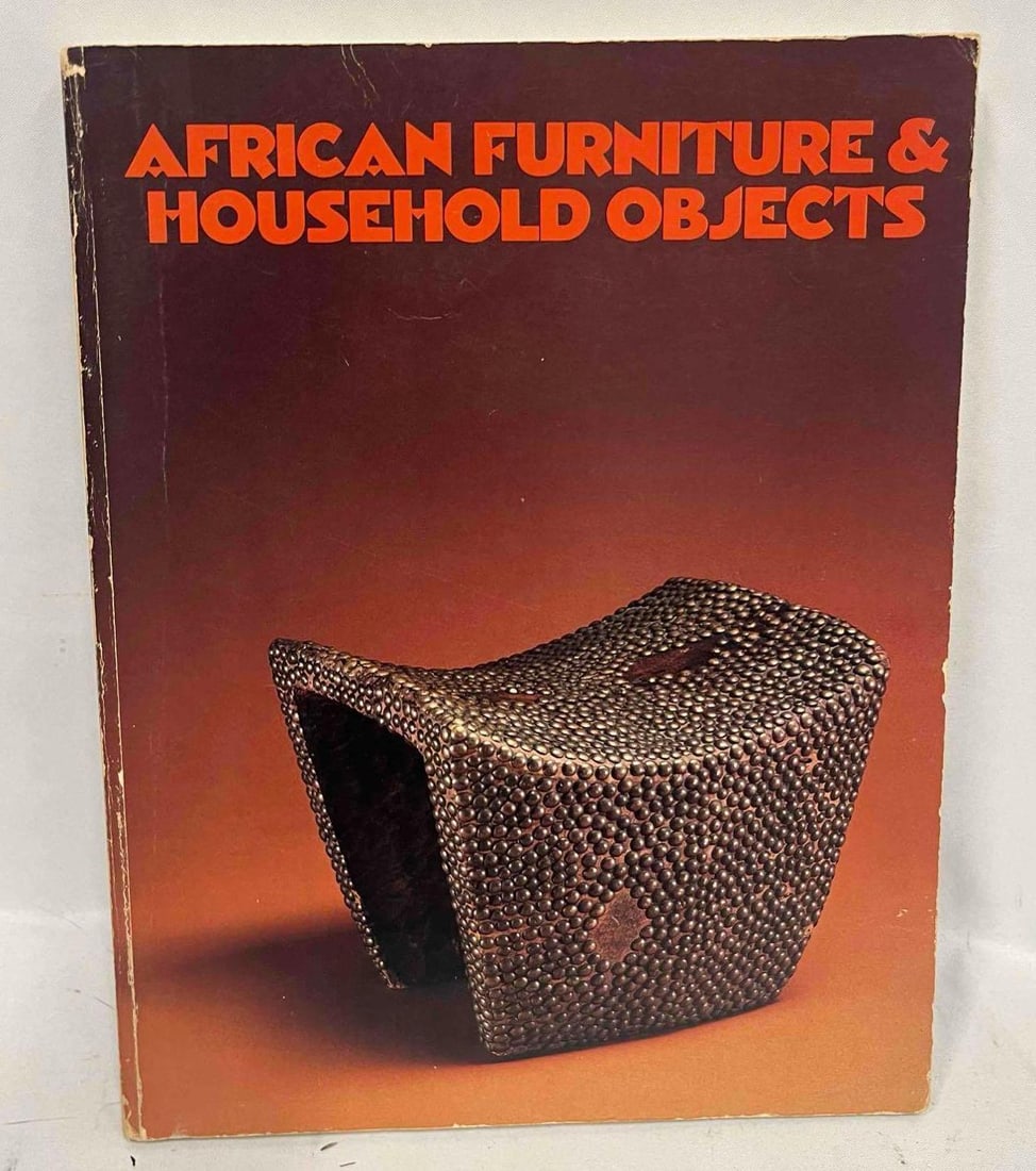 African Furniture And Household Objects Roy Sieber: This lot contains a paperback copy of African Furniture And Household Objects Roy Sieber. The approx. weight and dimensions are listed below. Overall the book is in good pre owned condition with