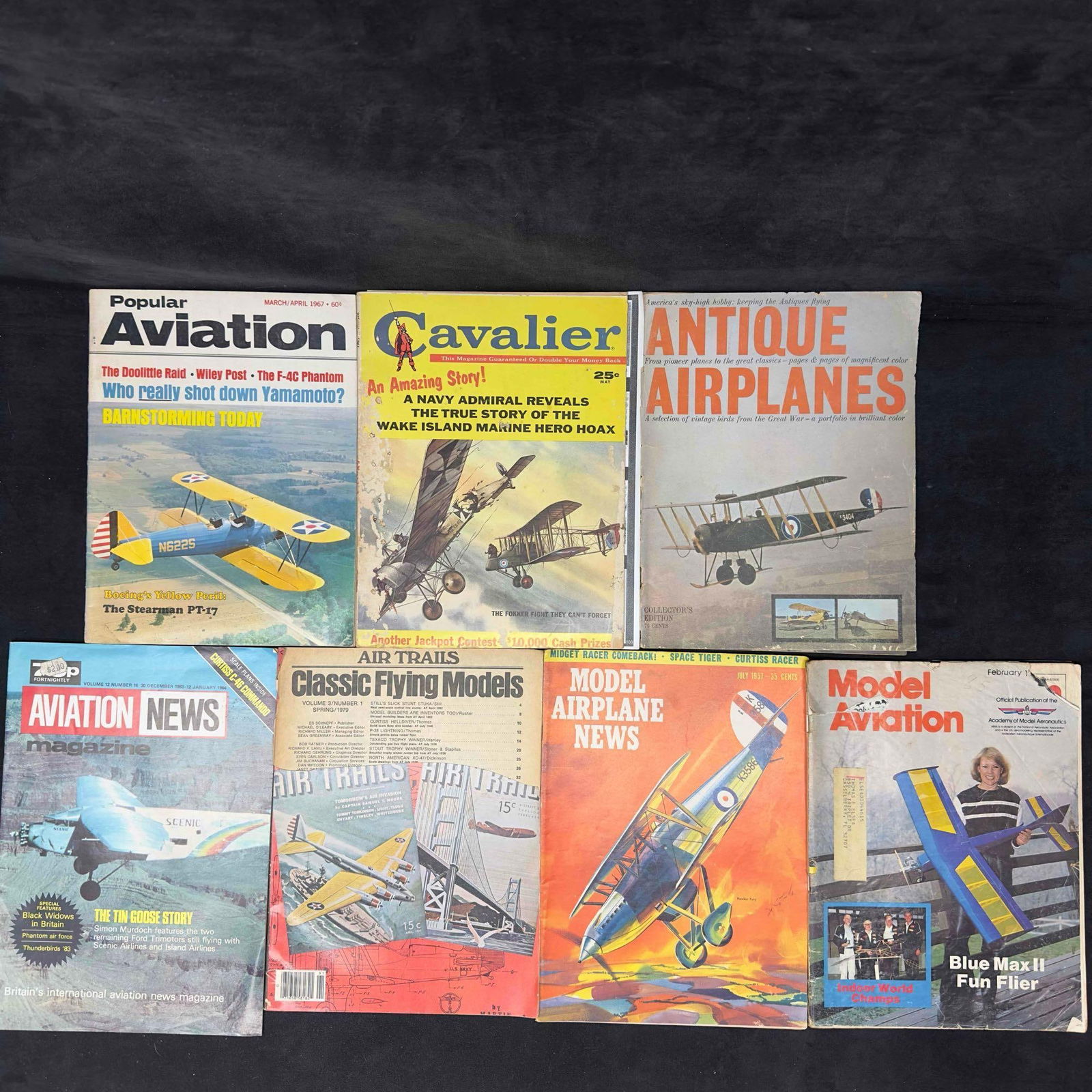 Aviation Airplane Model Magazine Lot of 7 Seven Magazines Collection Set (1 of 6)