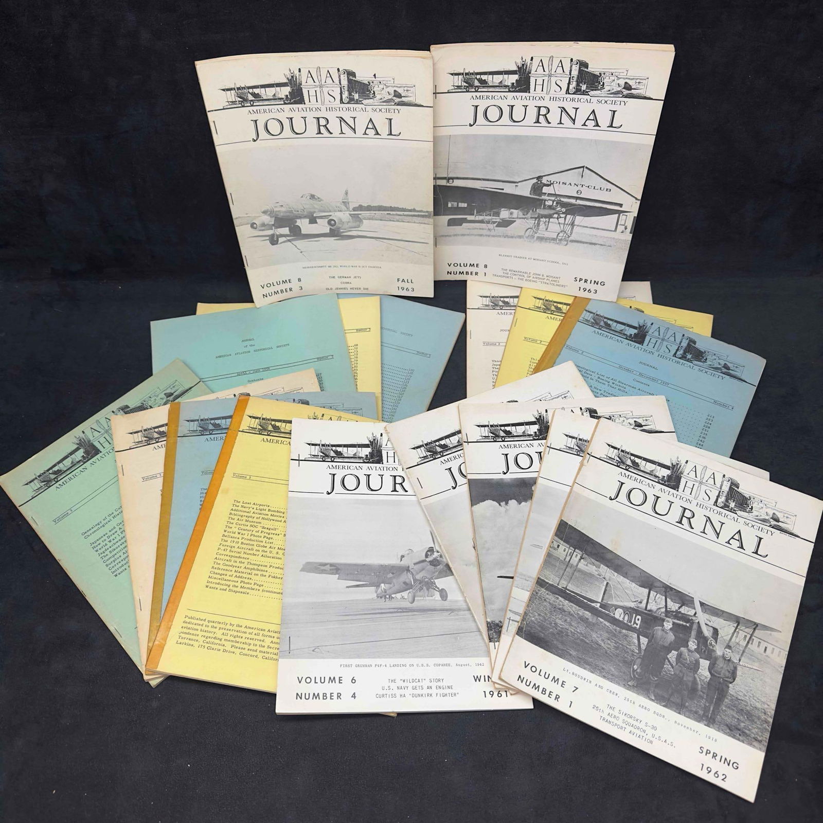 American Aviation Historical Society Journal 1950's Lot of 17 Seventeen Collection Set (1 of 9)