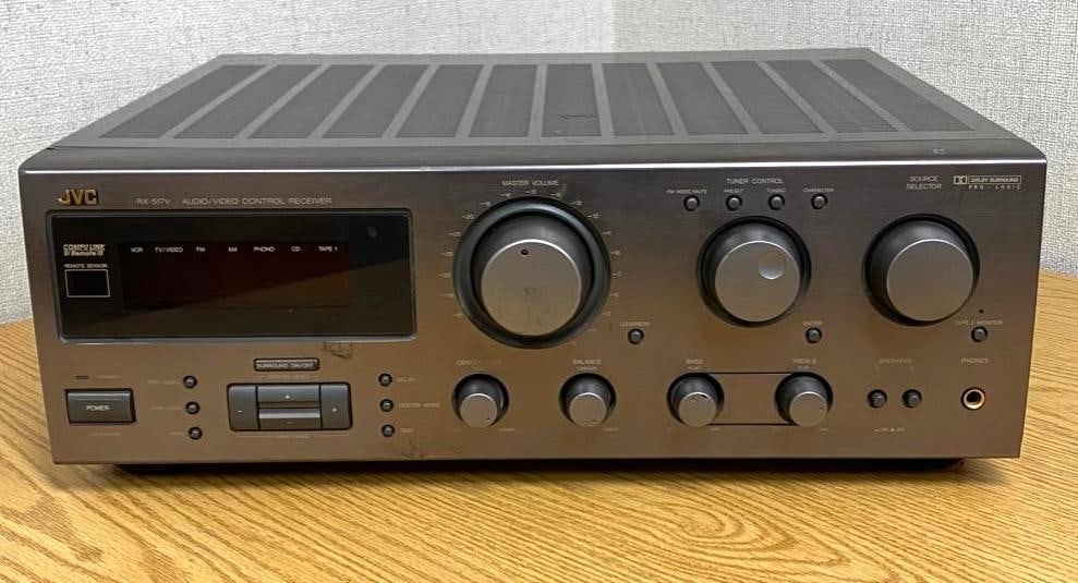 Vintage JVC RX-517V Audio/Video Control Receiver: Vintage JVC RX-517V Audio/Video Control Receiver JVC receiver, compatible with Dolby Surround. This vintage receiver is tested and working. In good condition with only some minor cosmetic wear. 