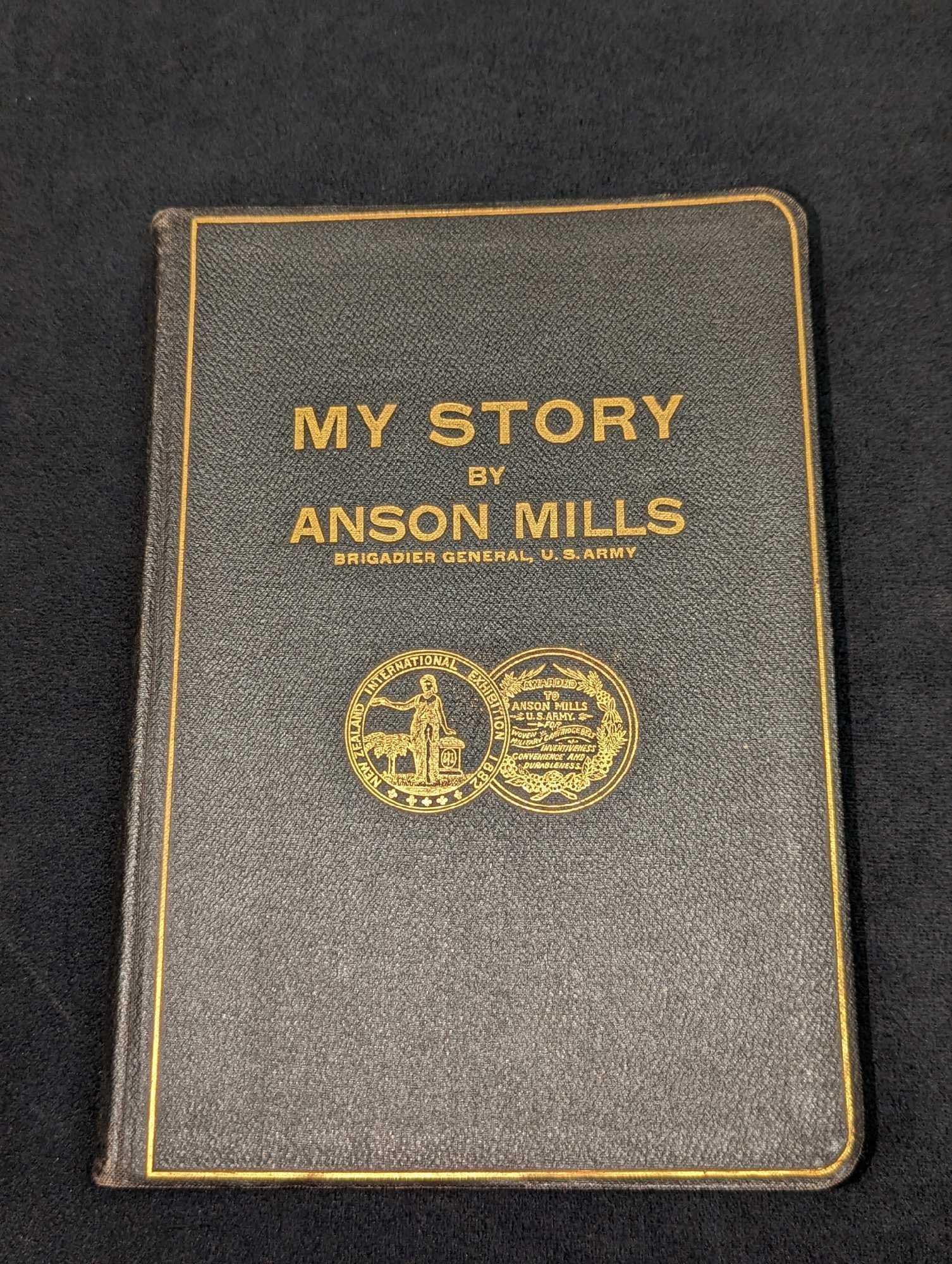 Autographed My Story By Anson Mills Softcover: Autographed My Story By Anson Mills Softcover. This was published by the author in 1918/ Press Of Byron S. Adams (Washington D.C.). The book was signed by the author on the "Compliments Of The Author