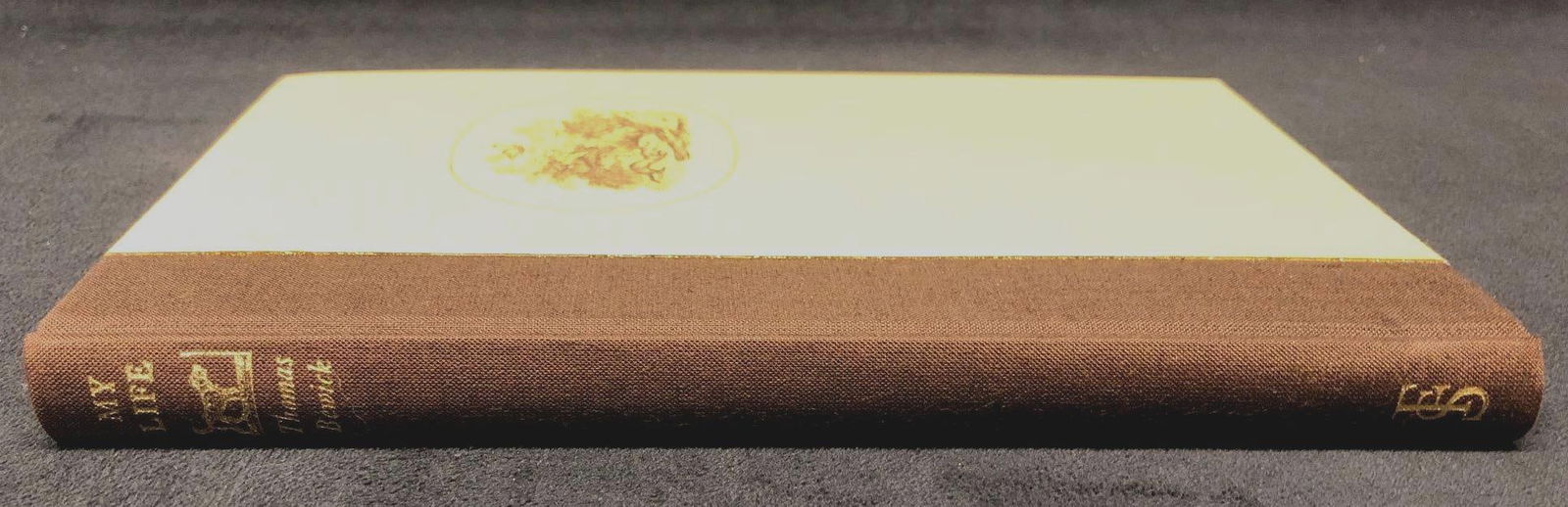 "My Life" by Thomas Bewick - Hardcover Book: Hardcover Book - "My Life" by Thomas Bewick. Edited and with an Introduction by Iain Bain. With numerous Wood-engravings and Watercolours by the Author. The Folio Society, 1981. It measures 6-1/4" x