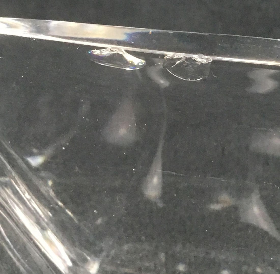 Triangular Art Glass Dish - 4