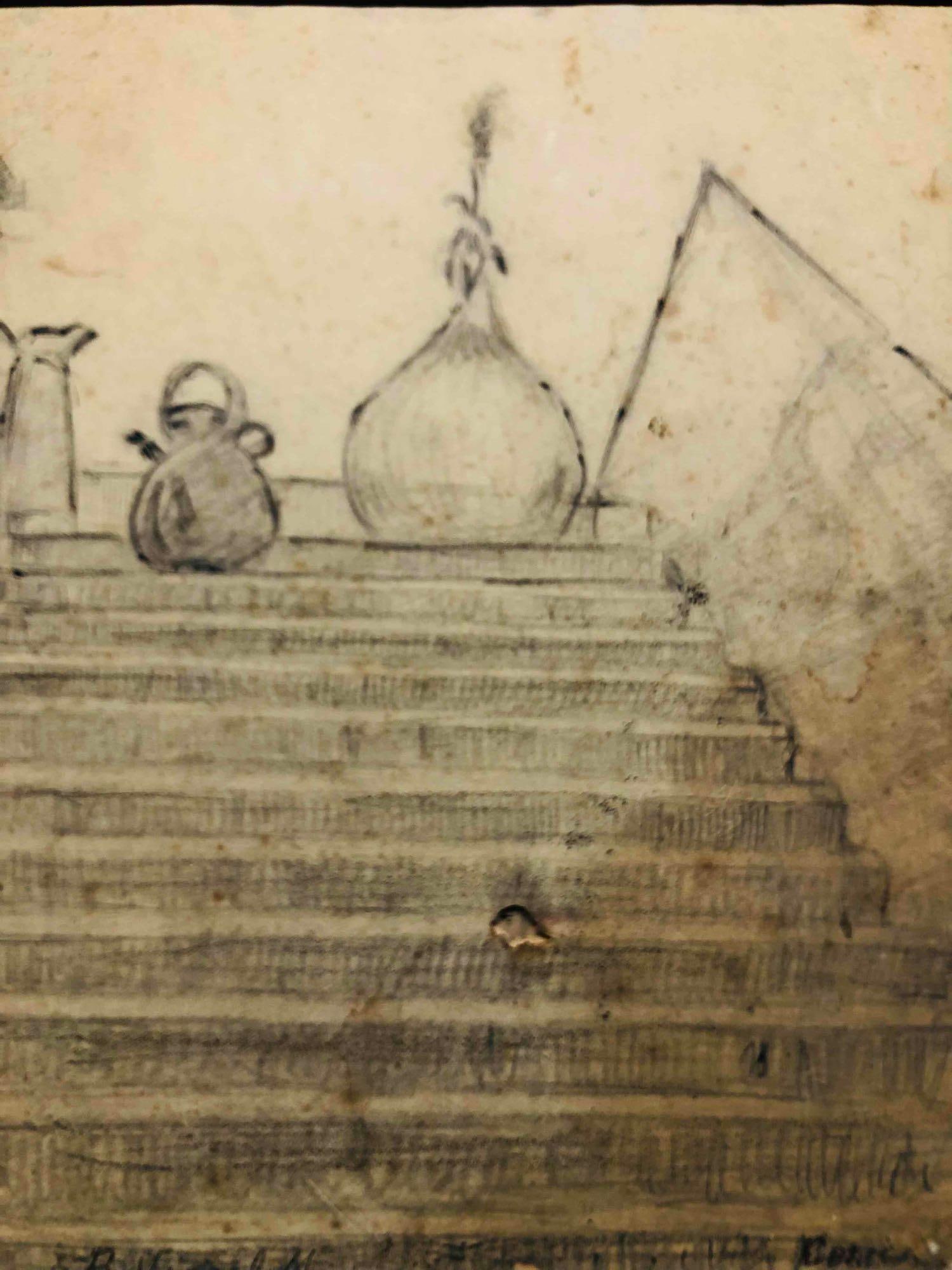 Signed Still Life Drawing - 7