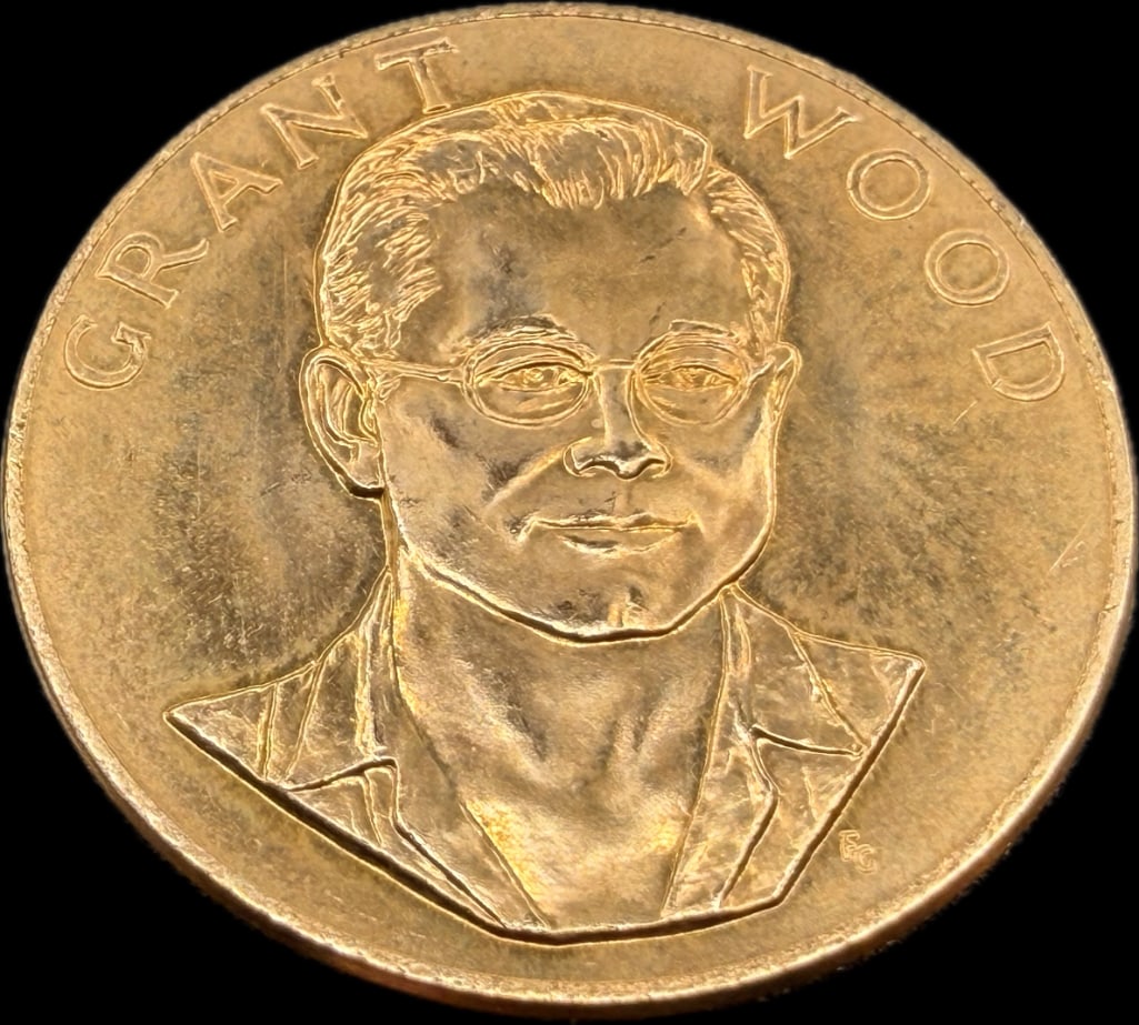1 oz. Grant Wood 90% Gold Commemorative Coin 1980 B (1 of 2)