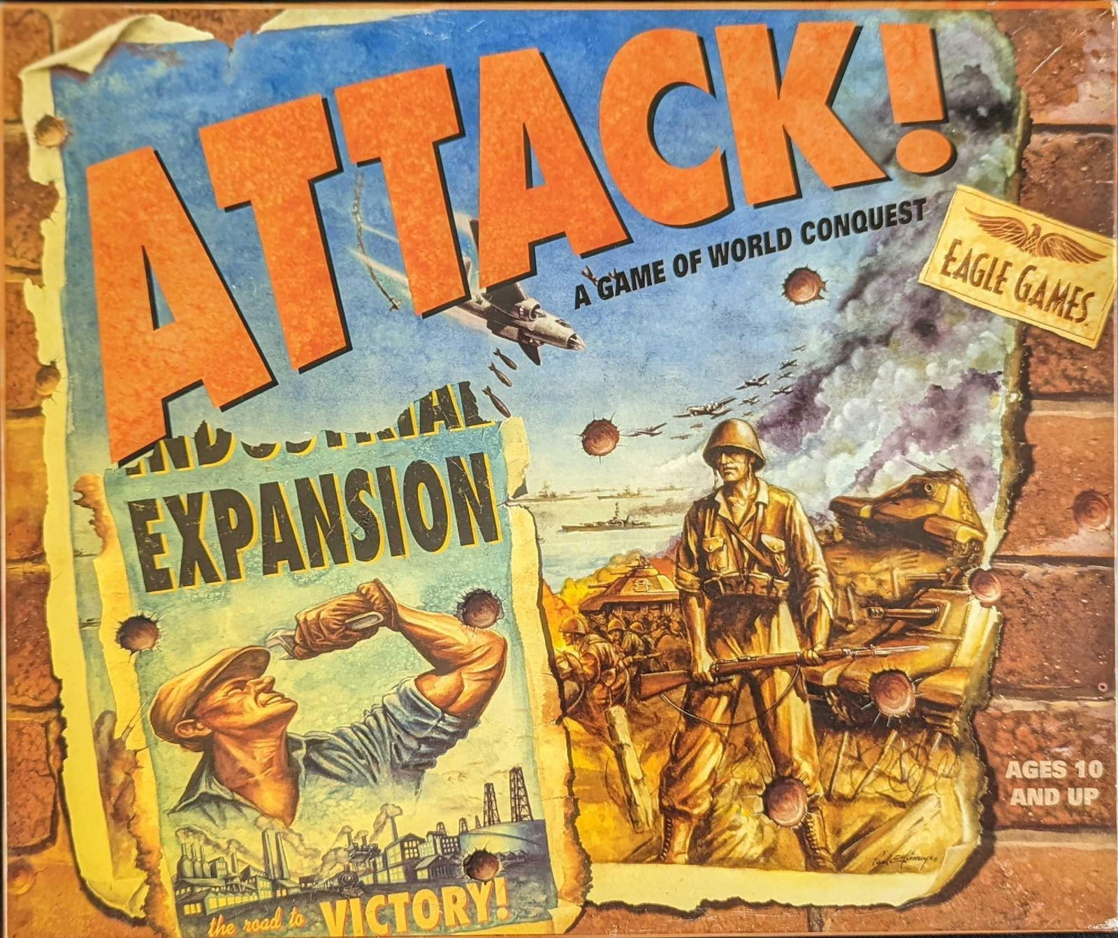 Attack! Expansion - A Game of World Conquest: "Save The World Or Just Conquer It". "Attack" is a new, easy to learn, and expandable game system. The basic game contains rules and components that allow players to play a simple, fast-paced game of