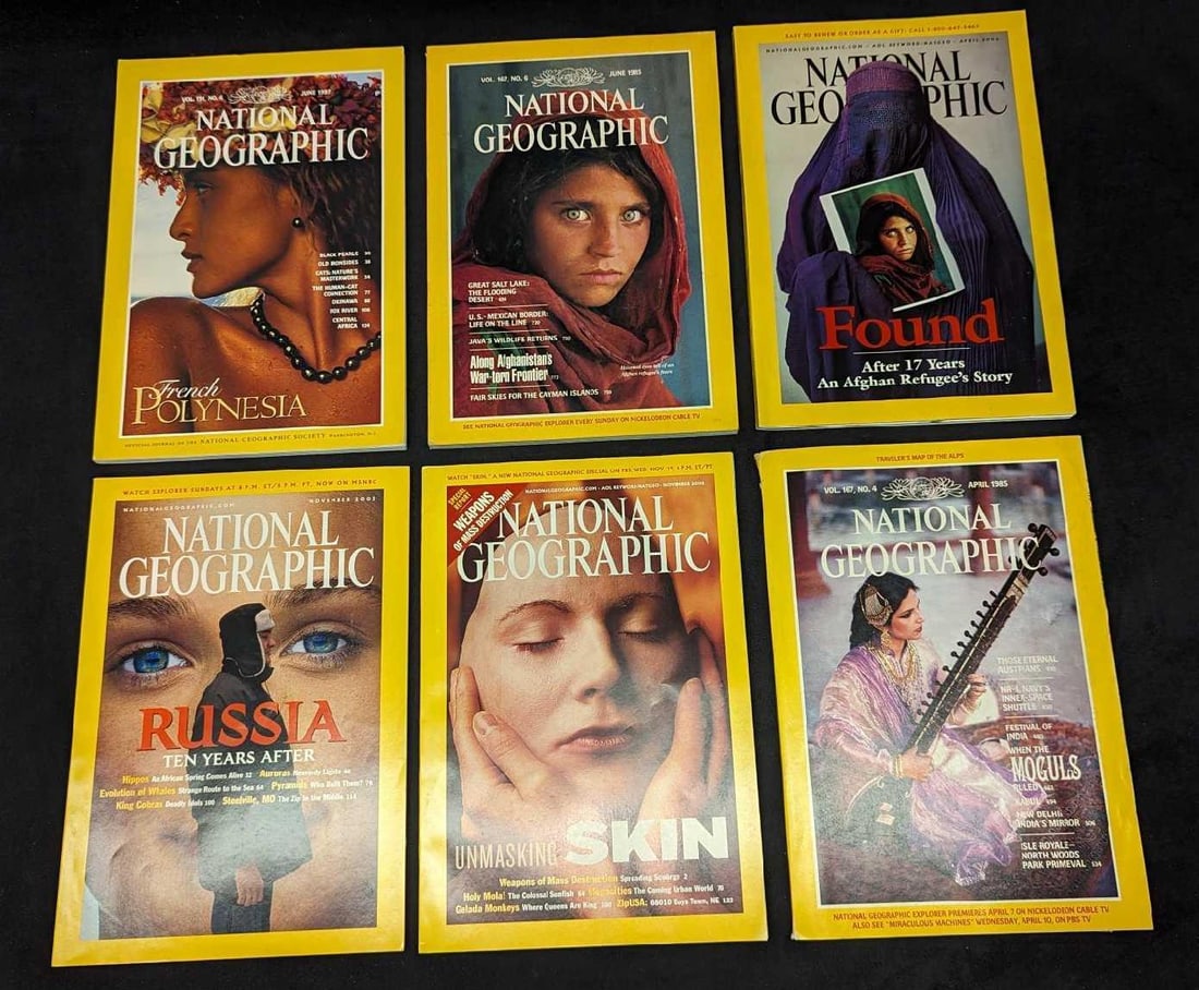 6 1980s 1990s 2000s National Geographic Magazines H: 6 1980s 1990s 2000s National Geographic Magazines H. This lot includes: (1) November 2001 - Russia Ten Years After. (1) April 1985 - When The Moguls Ruled. (1) November 2002 - Unmaskin