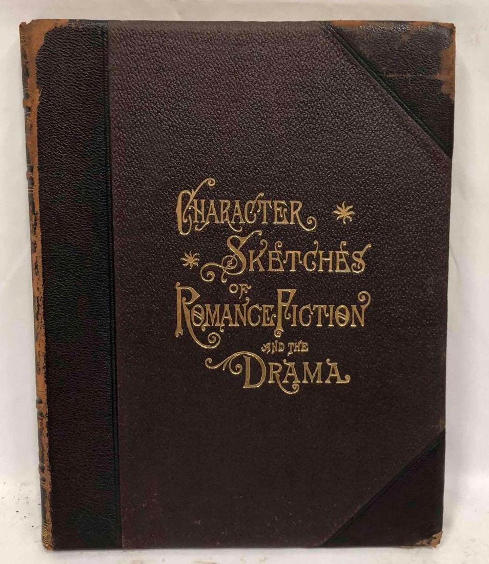 Character Sketches Of Romance Fiction And The Drama Volume VII By Rev. E Cobham Brewer: This lot contains a "Character Sketches Of Romance Fiction And The Drama" Volume VII by Rev. E Cobham Brewer. The book is approx 12" x 9 1/4" and weighs about 3.5lbs. Overall the book is in good used