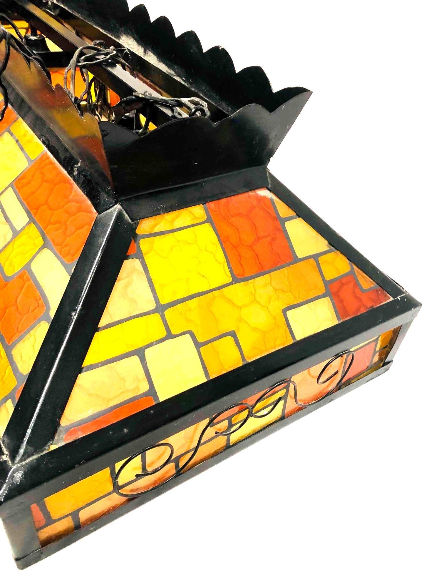 Pool Table Hanging Light Fixture - 8