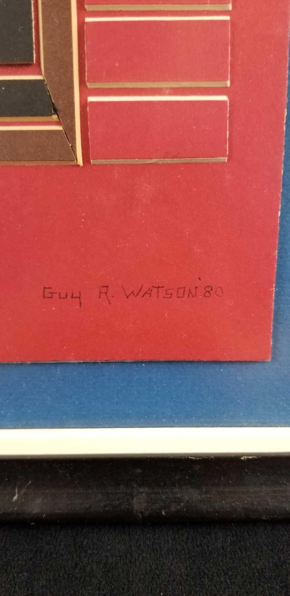 Guy R Watson Matboard Abstract - 2