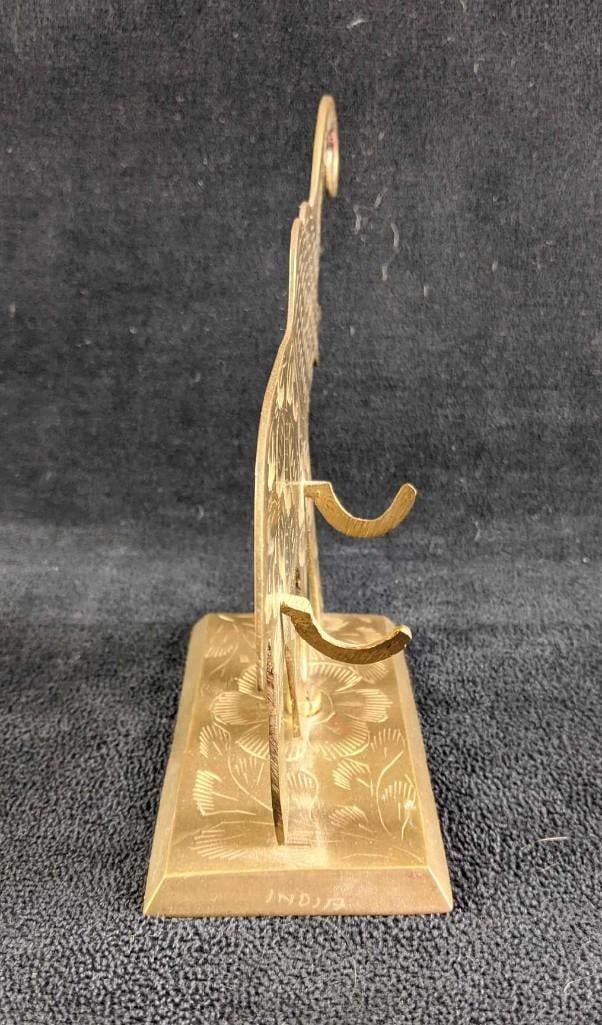 Brass Elephant Wall Hooks India - 4