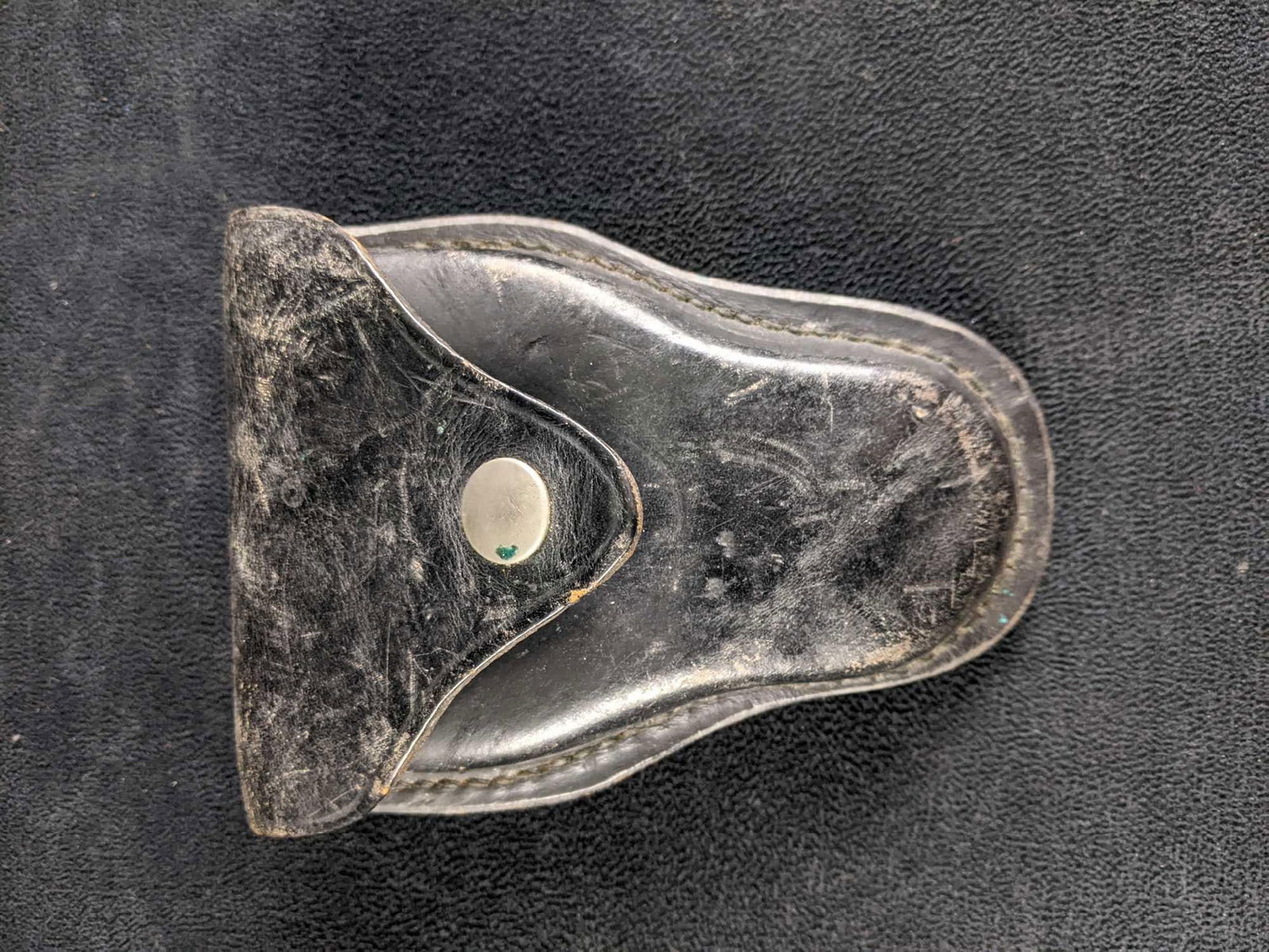 Black Leather Handcuff Case Bucheimer - 6