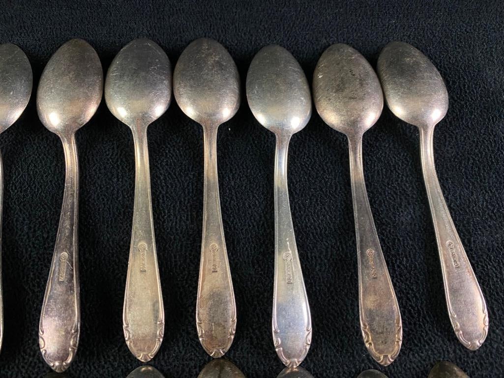 16 BMF Silverplate Teaspoons - 9