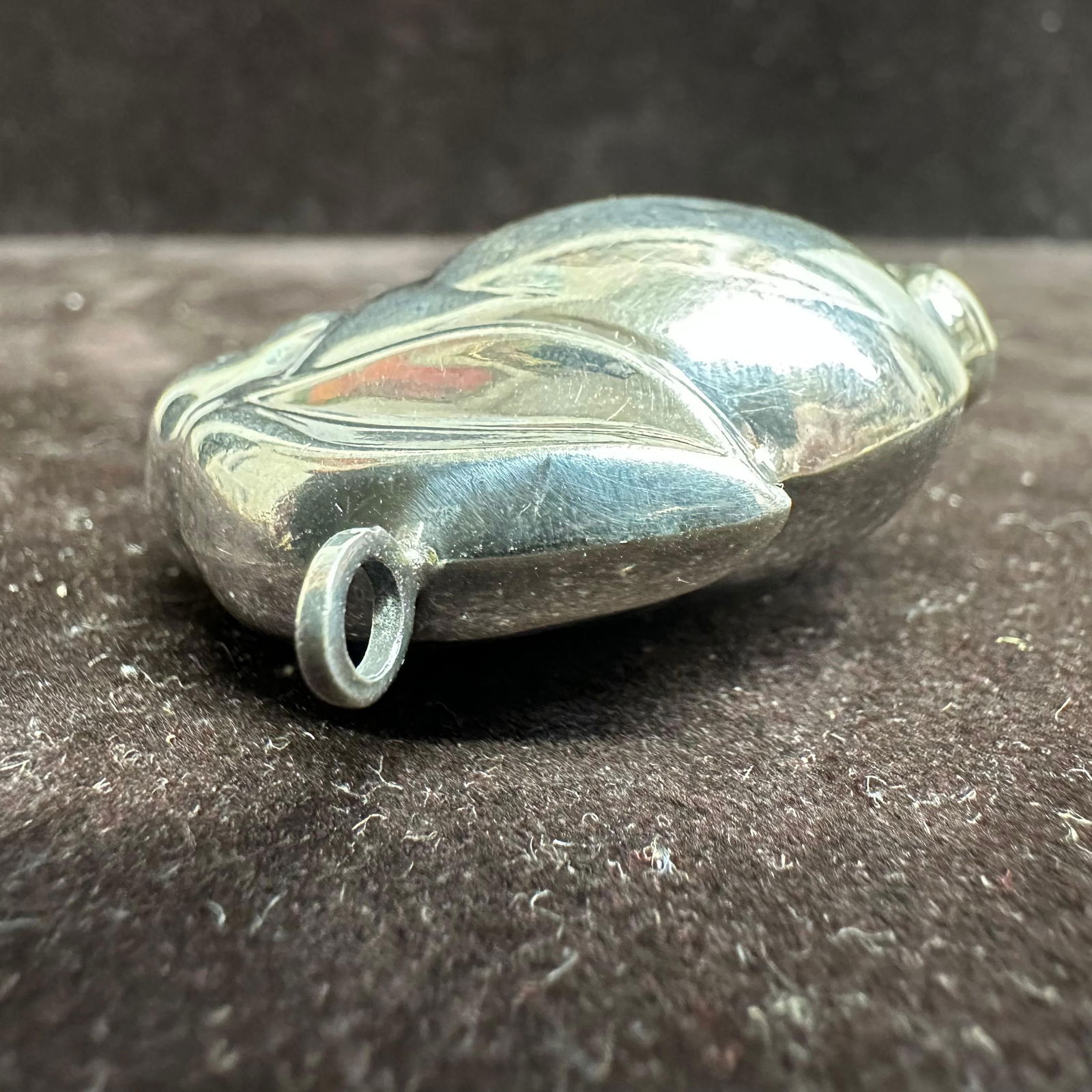 Rabbit Resting Figural Puffy Pendant Charm N41 - 6