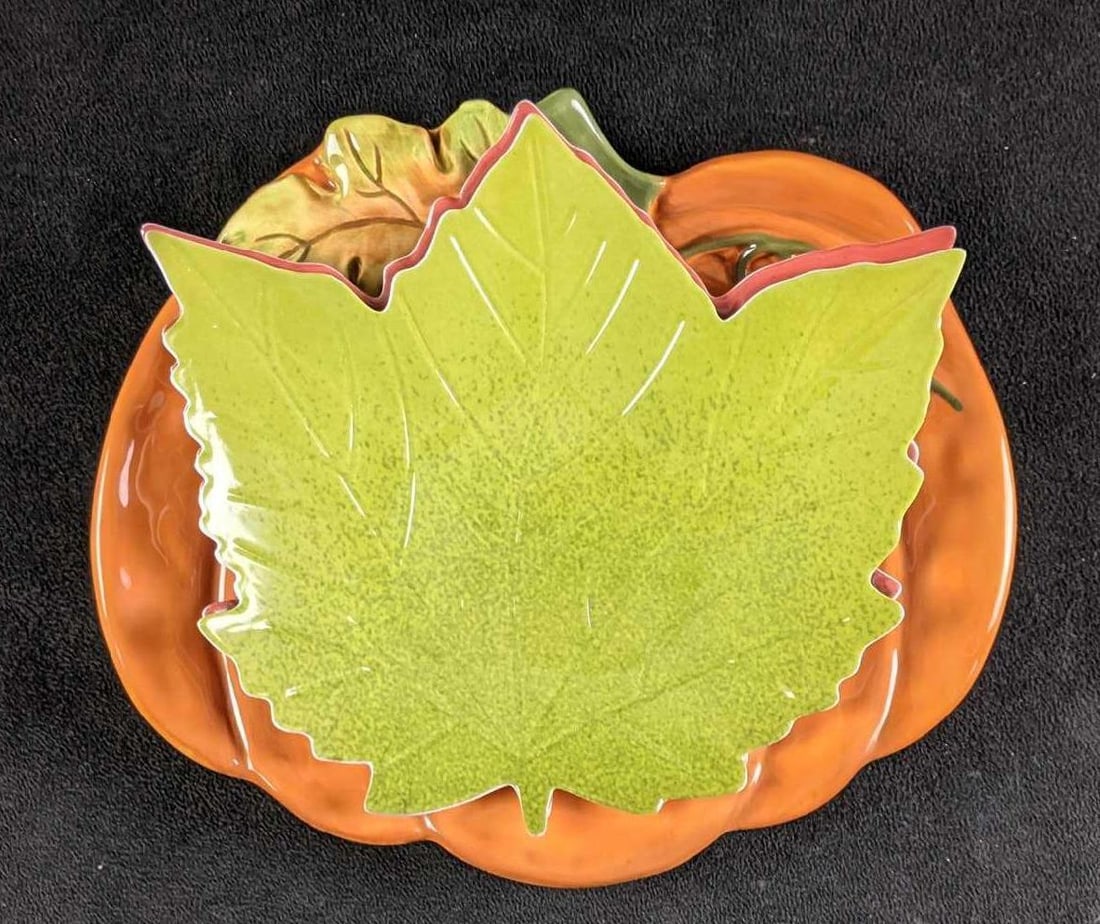Fall Themed Plates Pumpkin Fall Plates - 5