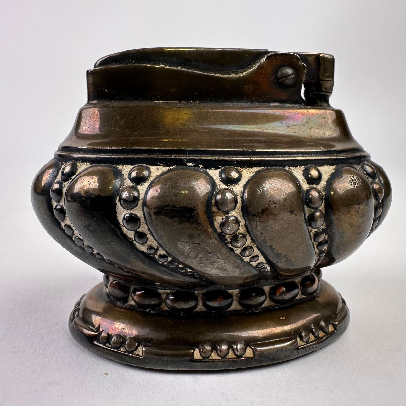 Ronson Crown American Silver Plate Art Deco Table Lighter (1 of 6)