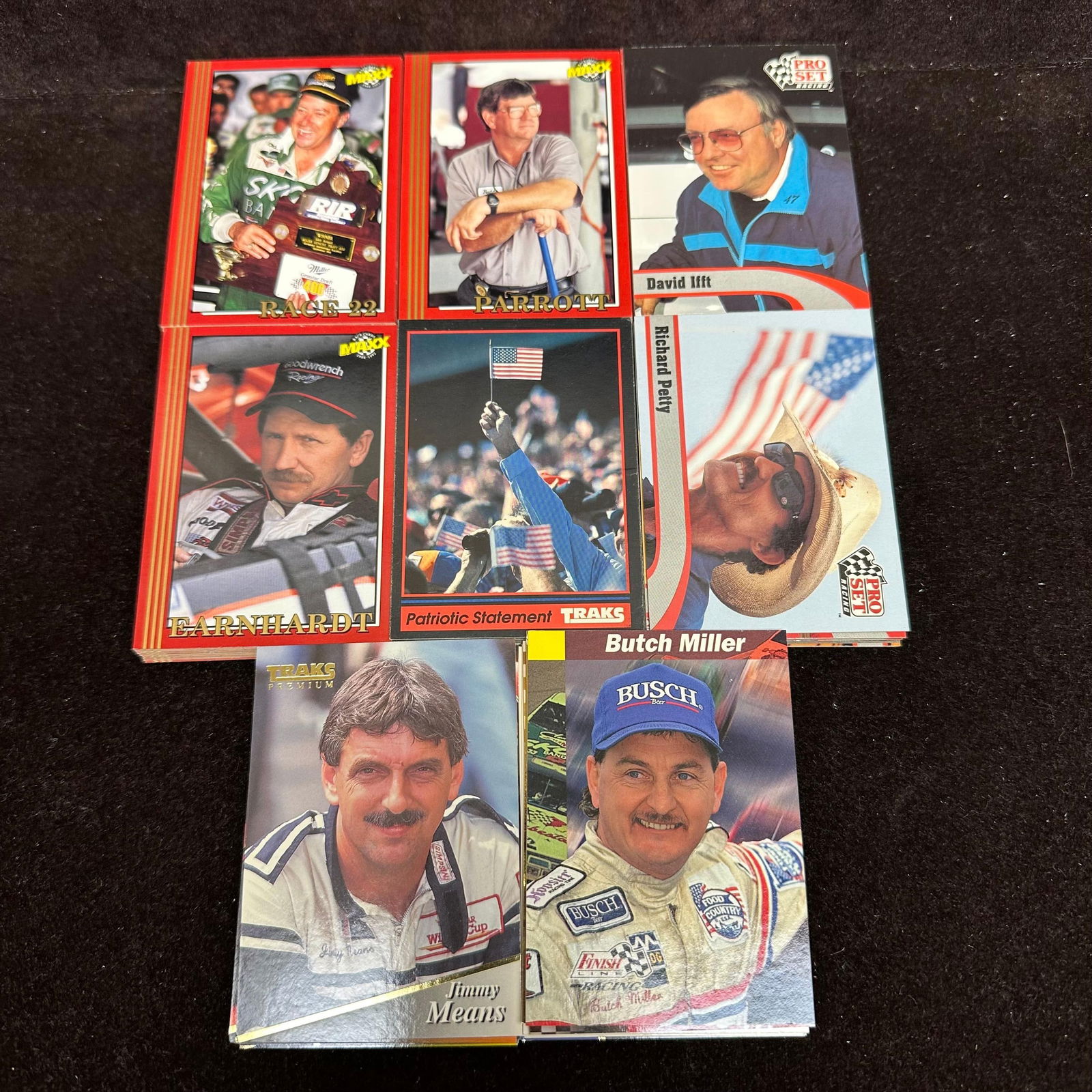 160 NASCAR Sport Trading Card Collection Traks Maxx Race Cards (1 of 6)