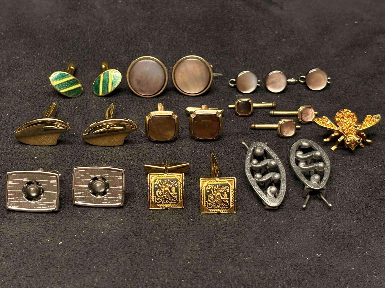 10pc Timeless Vintage MISC Cufflinks Lot (1 of 4)