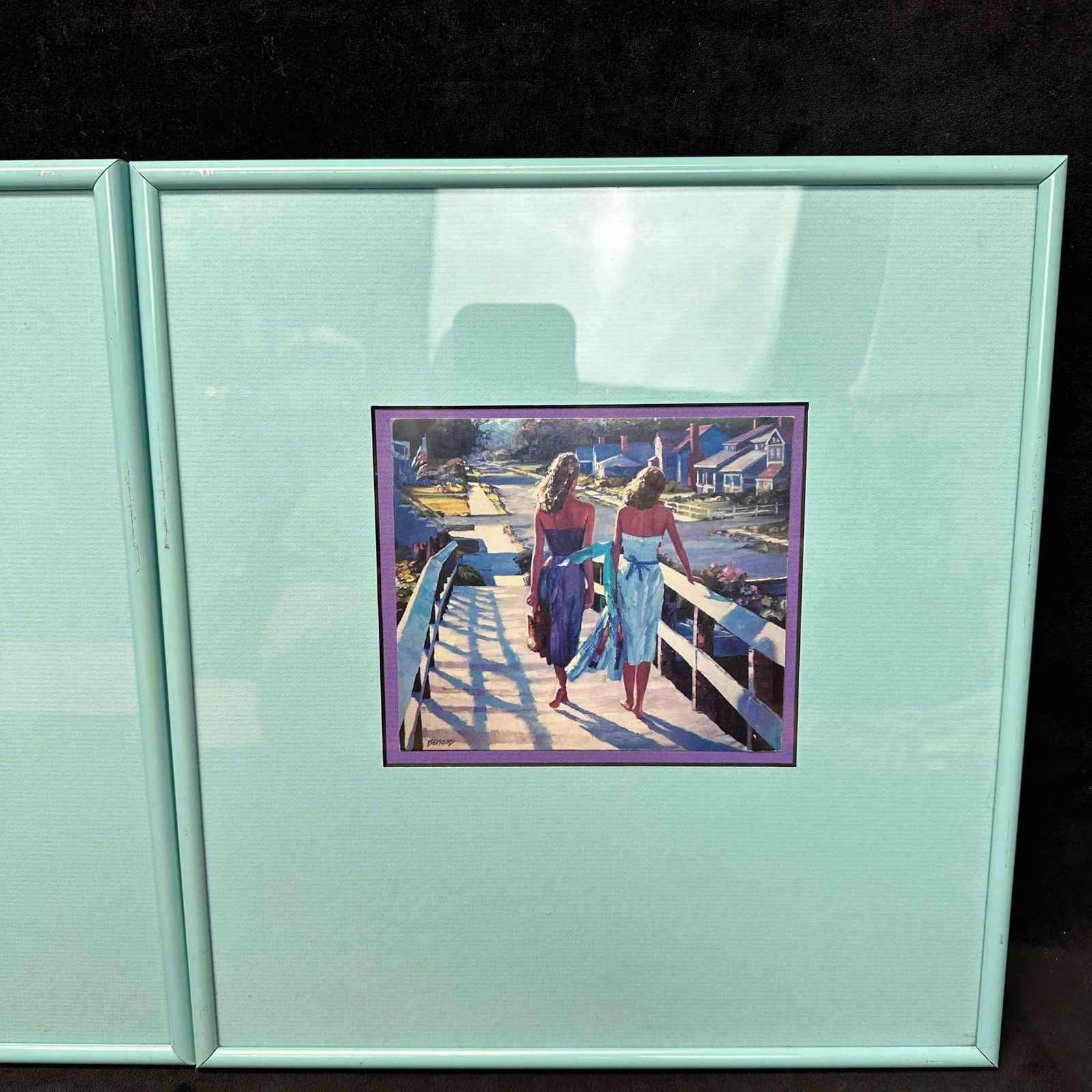 Howard Behrens Offset Lithograph Artwork Set Three Framed Lithographs - 10