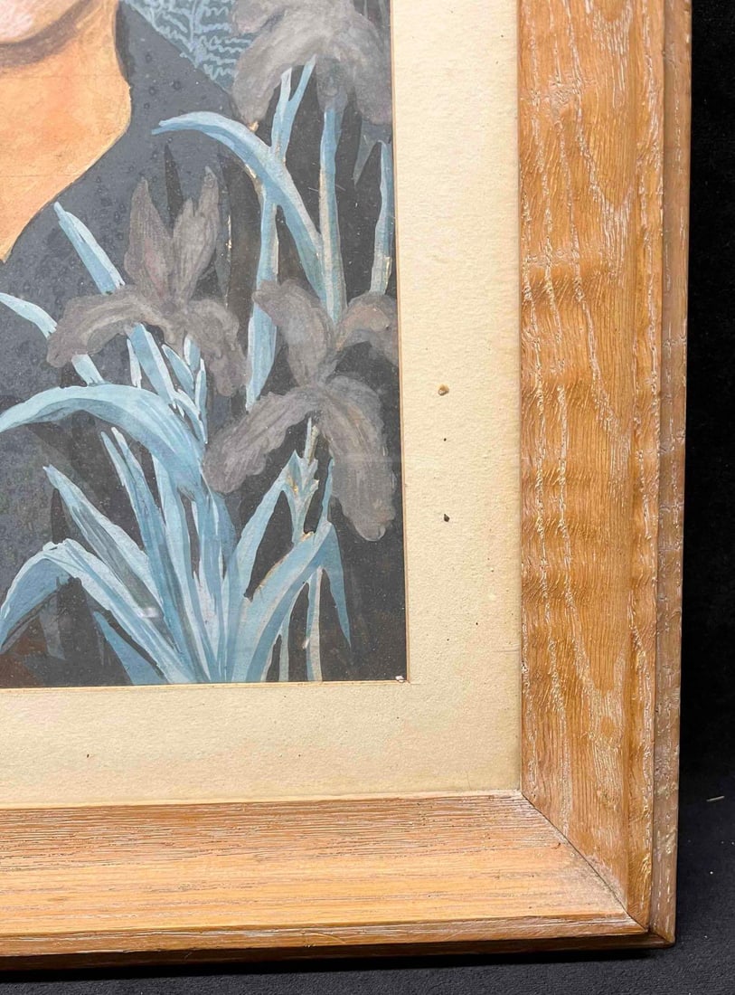 Framed Abstract Mixed Media Artwork - 5