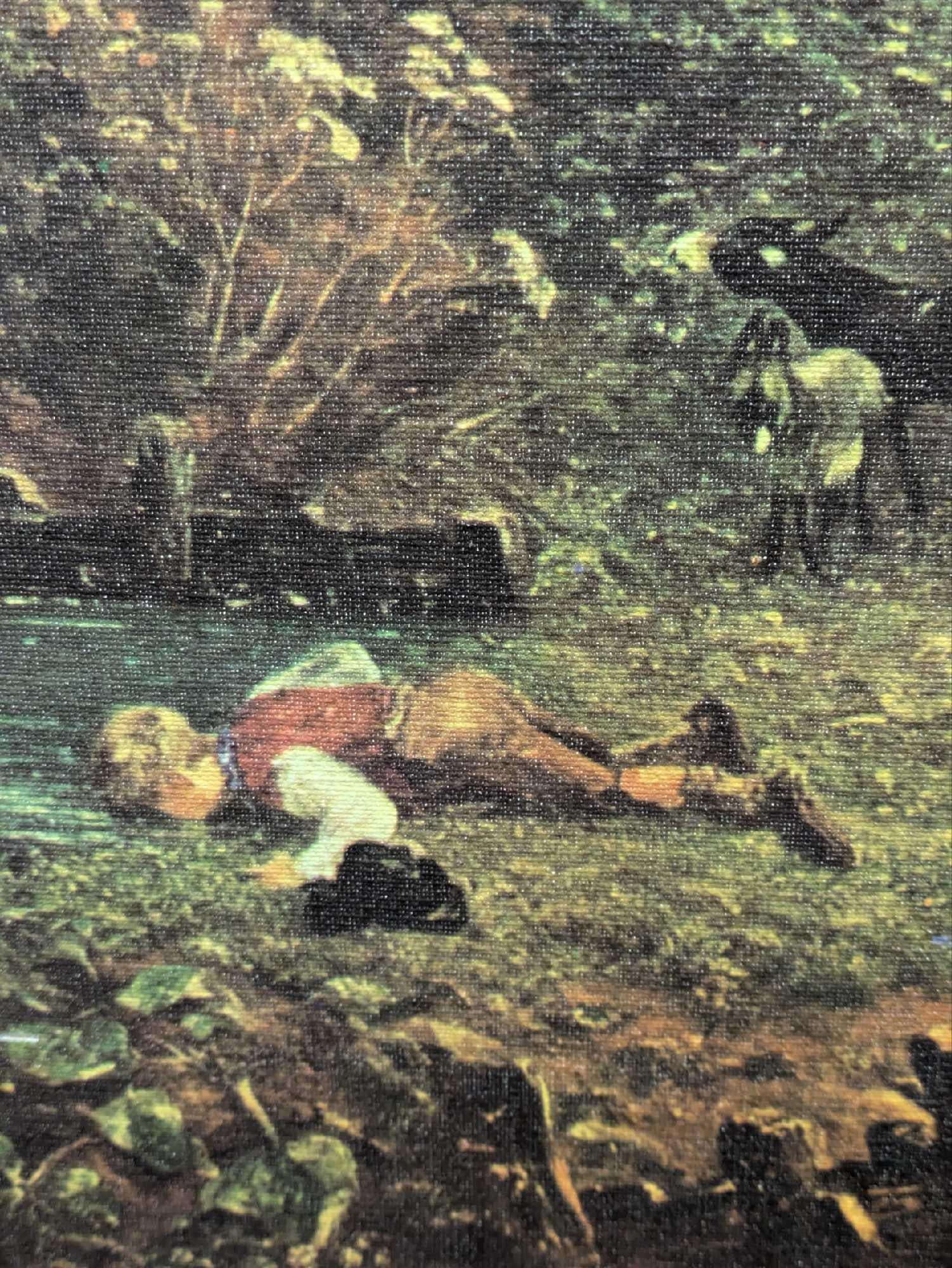 John Constable Cornfield Textured Print On Canvas - 3