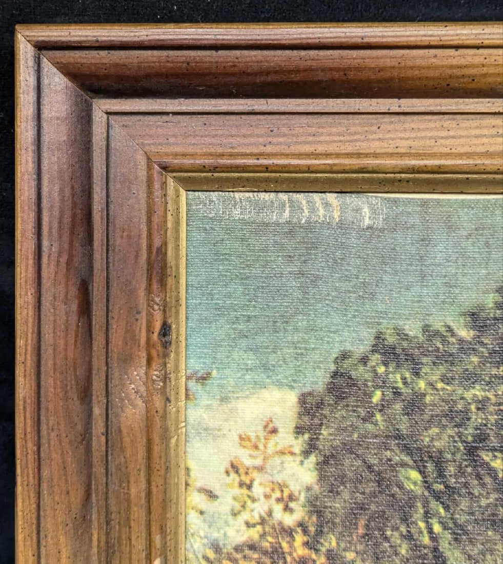 John Constable Cornfield Textured Print On Canvas - 4