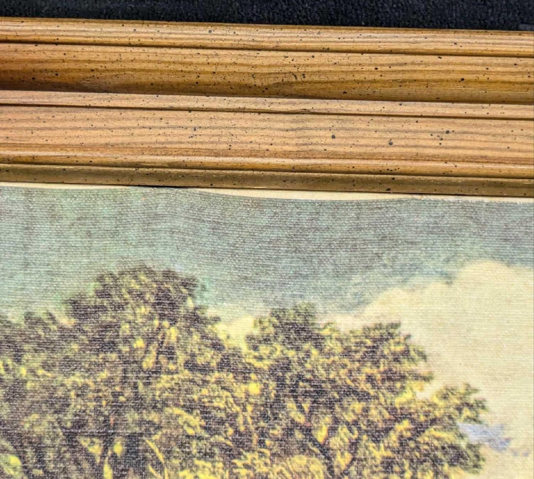 John Constable Cornfield Textured Print On Canvas - 5