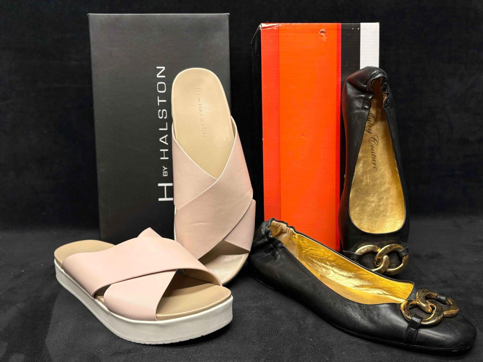 H by Halston Platform Sandals and Juicy Couture Leather Ballet Flats Bundle (1 of 16)