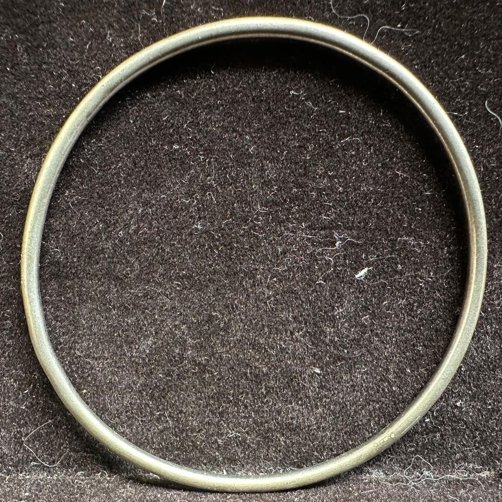 Sterling Silver Solid Thin Bangle Bracelet P31 - 5
