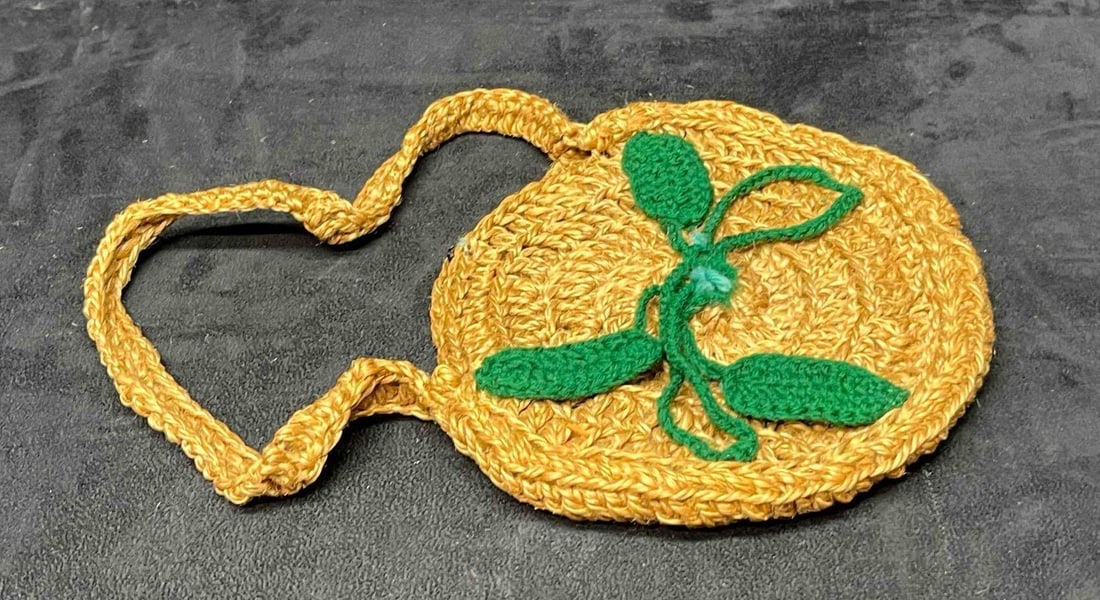 Handmade Small Crochet Bag - 4