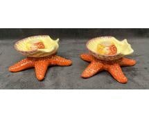 Fitz & Floyd Seashell Candlestick Holders - 5