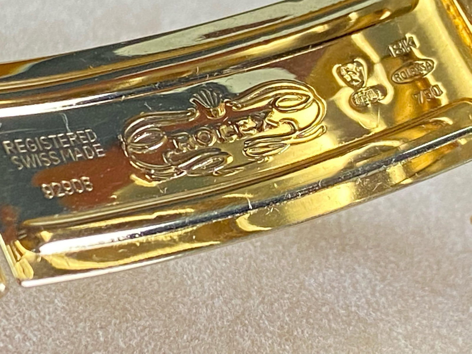 Classic 1987 Ref.# 16808 18K Gold Rolex Submariner - 7