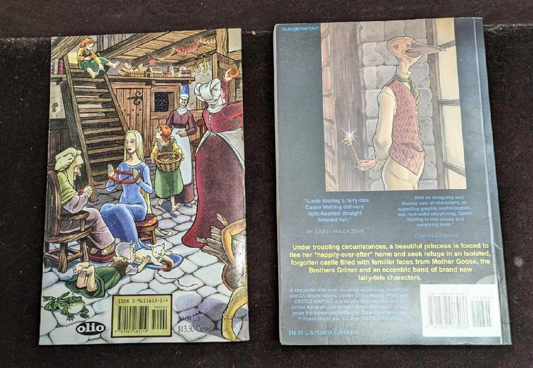 Two Castle Waiting Paperback Comic Books - 2