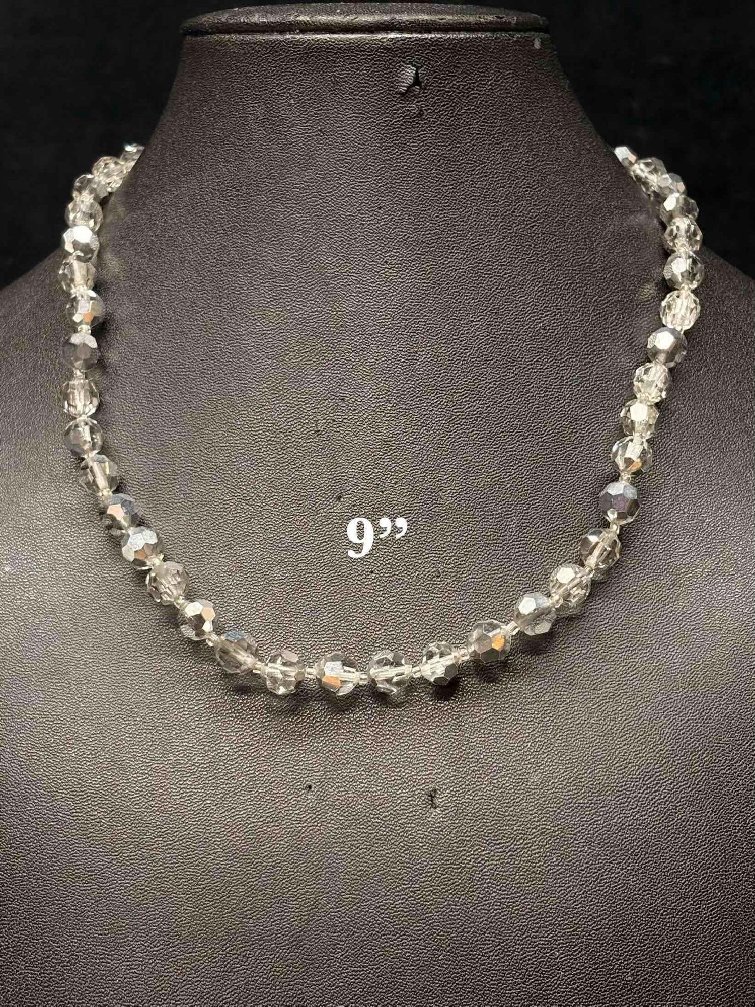 6pc Silver Eccentric Statement Necklace Lot - 9