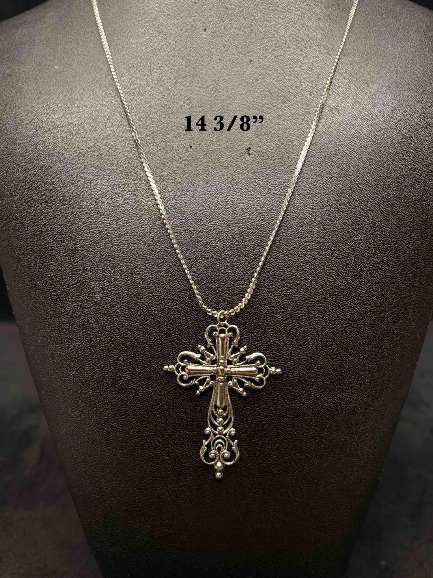 5pc Silver Gothic Themed Lot - 8