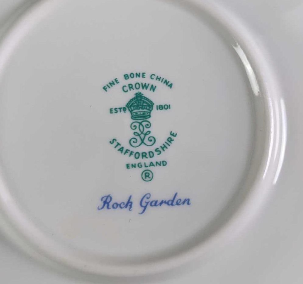 Assorted Bone China Saucers Small Plates - 6