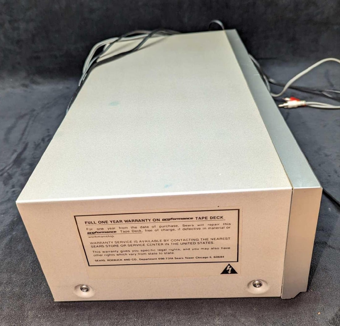 Sears Roebuck Performance Synchronized Dual Cassette Deck - 3