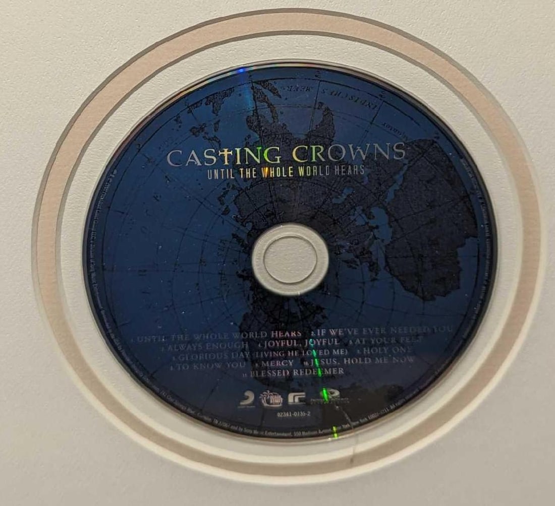 Autographed Casting Crowns Framed CD Cover - 4