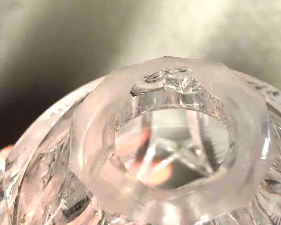 H.Lee Crystal Decanter - 7