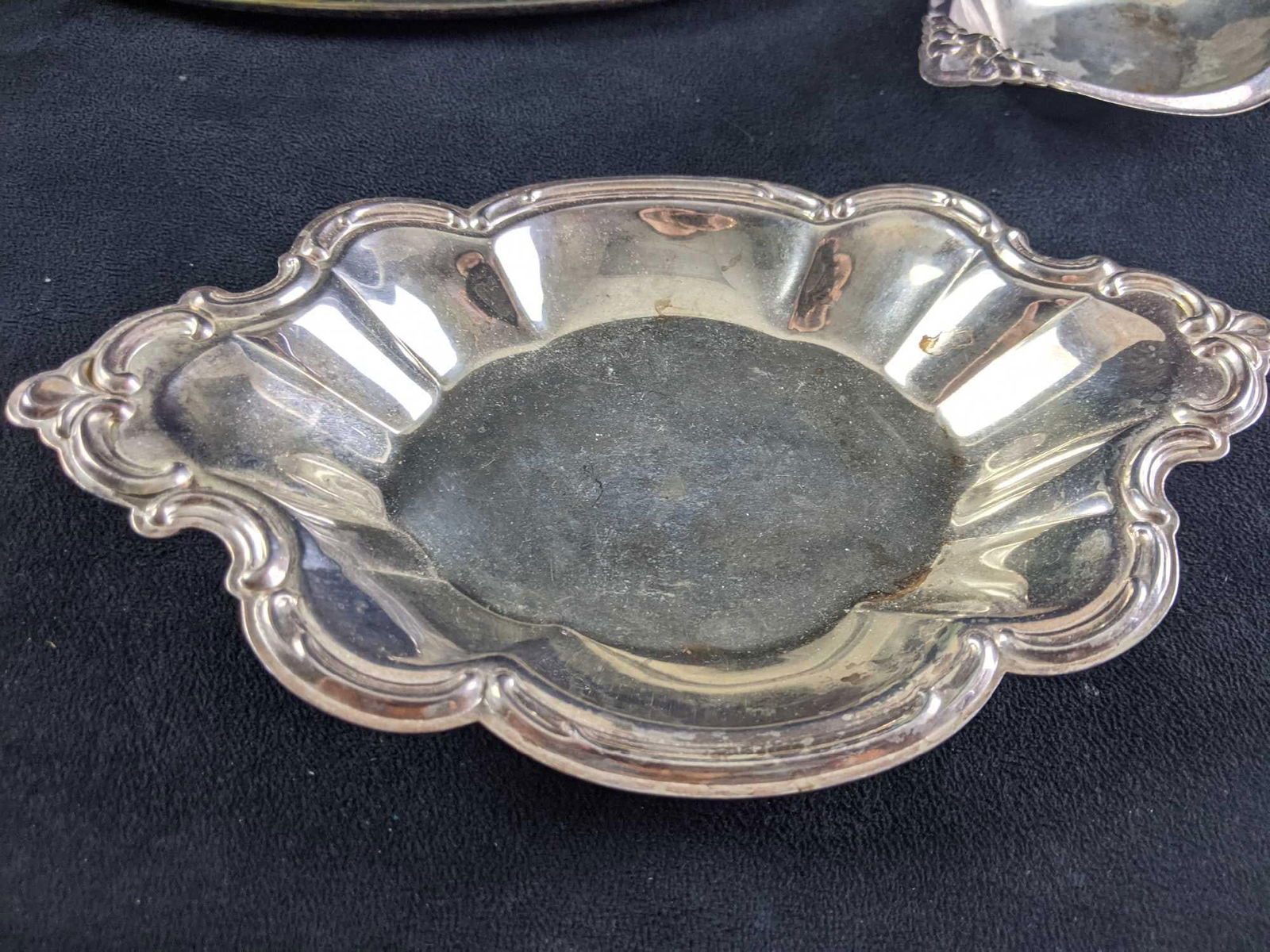 Silver Plated Assorted Trays Three Trays - 4