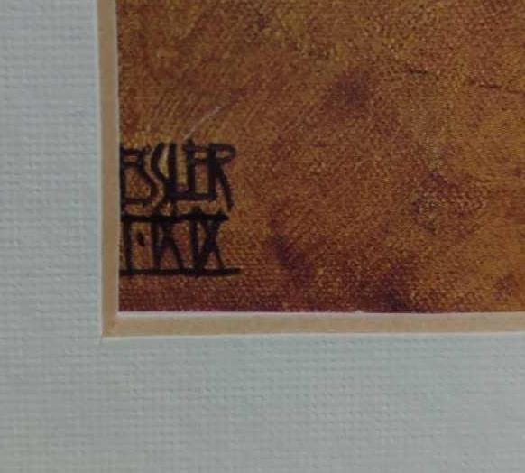 Framed Daniel Patrick Kessler Blue Dog With Apple - 3