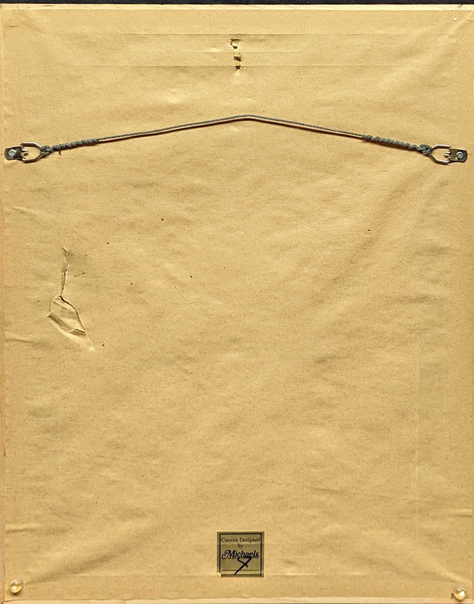 Framed Daniel Patrick Kessler Blue Dog With Apple - 5