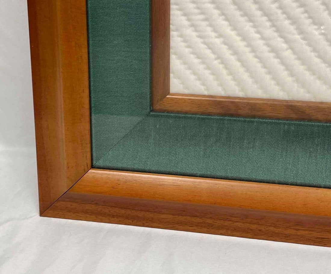 Large Framed Flower Quilt Square - 8