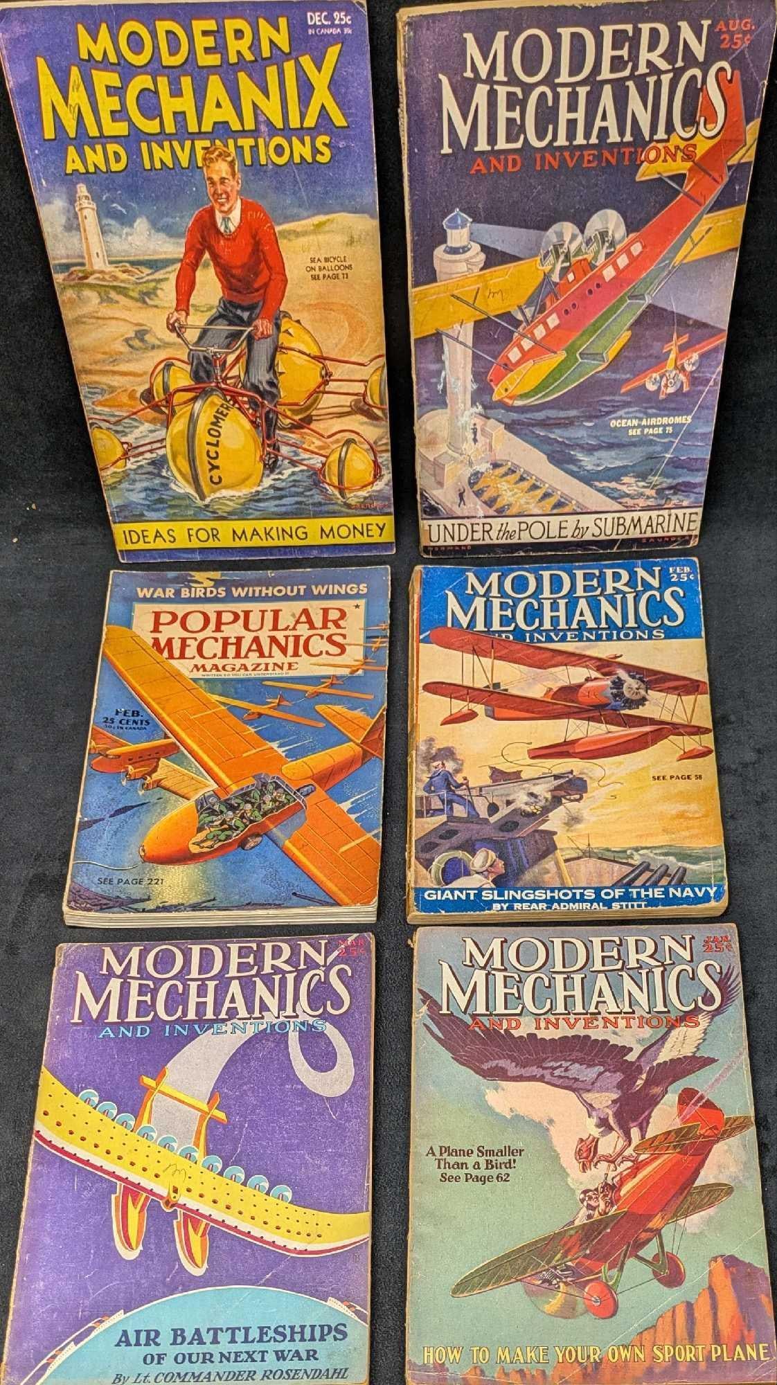 6 Modern Mechanics And Inventions & Popular Mechanics Magazines (1 of 7)