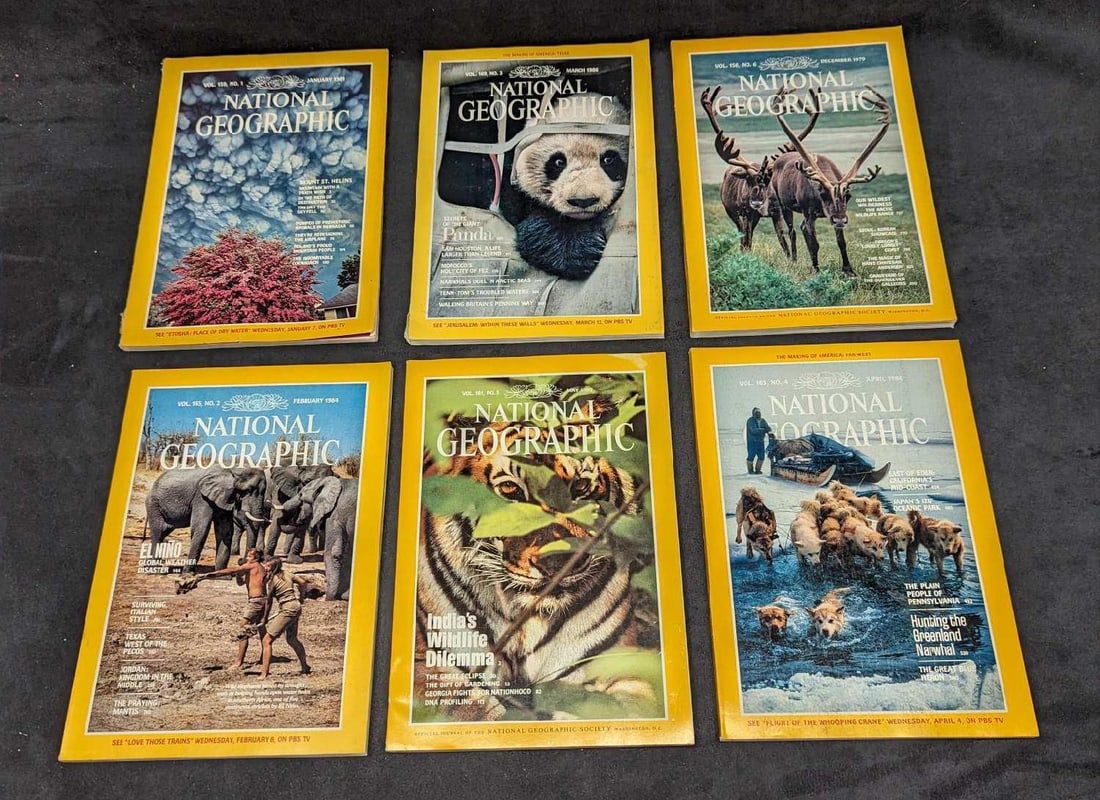 6 1990s 2000s National Geographic Magazines T: 6 1970s 1980s 2000s National Geographic Magazines T. This lot includes: (1) February 2002 - Etna Ignites. (1) National Geographic Special Edition - Water The Power, Promise, And Turmoil Of North Amer