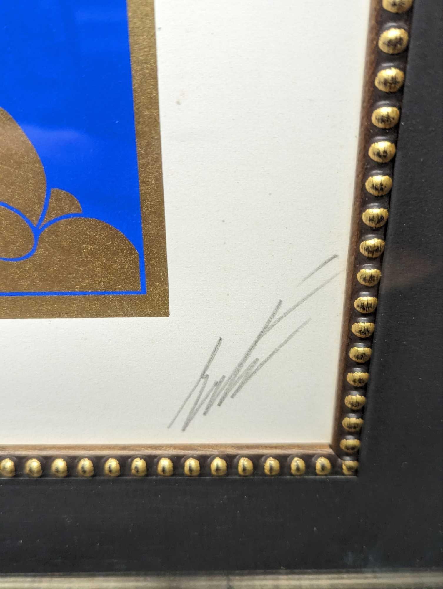 Framed S&N Erte "Cleopatra" Serigraph Print - 4