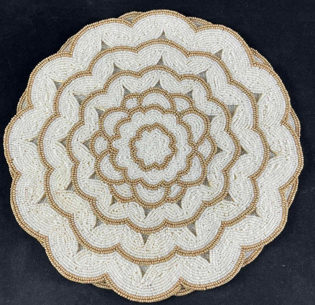 Hand Beaded Place Setting - 8