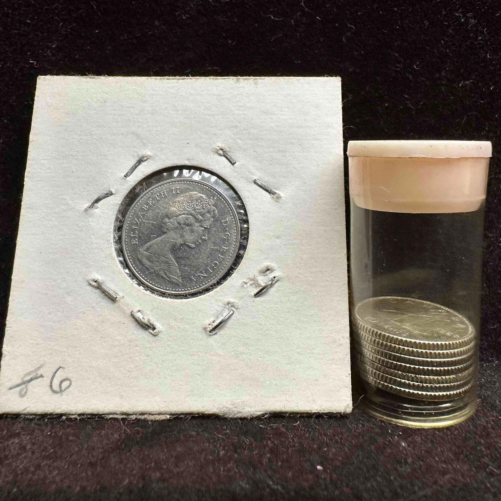 Canada 1968 10 Cent Silver Coin Collection Eight Canadian Coins: These coins have been tested and researched to the best of our ability prior to listing. Please view photos, as they are a part of the condition. DETAILS: Metal - .500 SilverTested - YesSize - 18.03