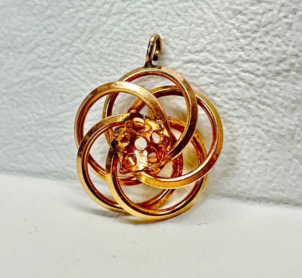 10k Gold Pendant Setting for Pearl: This piece of jewelry has been tested and researched prior to listing. Please view all our pictures they are part of our description. DETAILS: Metal - 10k goldColor - yellow goldStones -